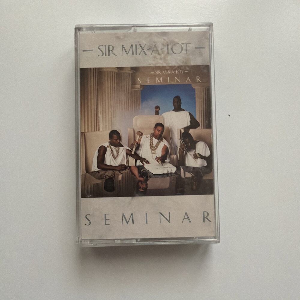 Sir Mix-A-Lot Seminar Cassette 1989 NastyMix Old School Rap Hip Hop